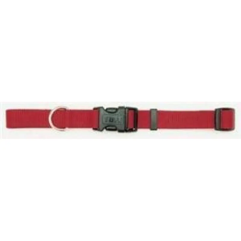 Coastal Pet ProduCats Tuff Buckle Adjustable Nylon Large Dog Collar Red 1" X 14-20"-