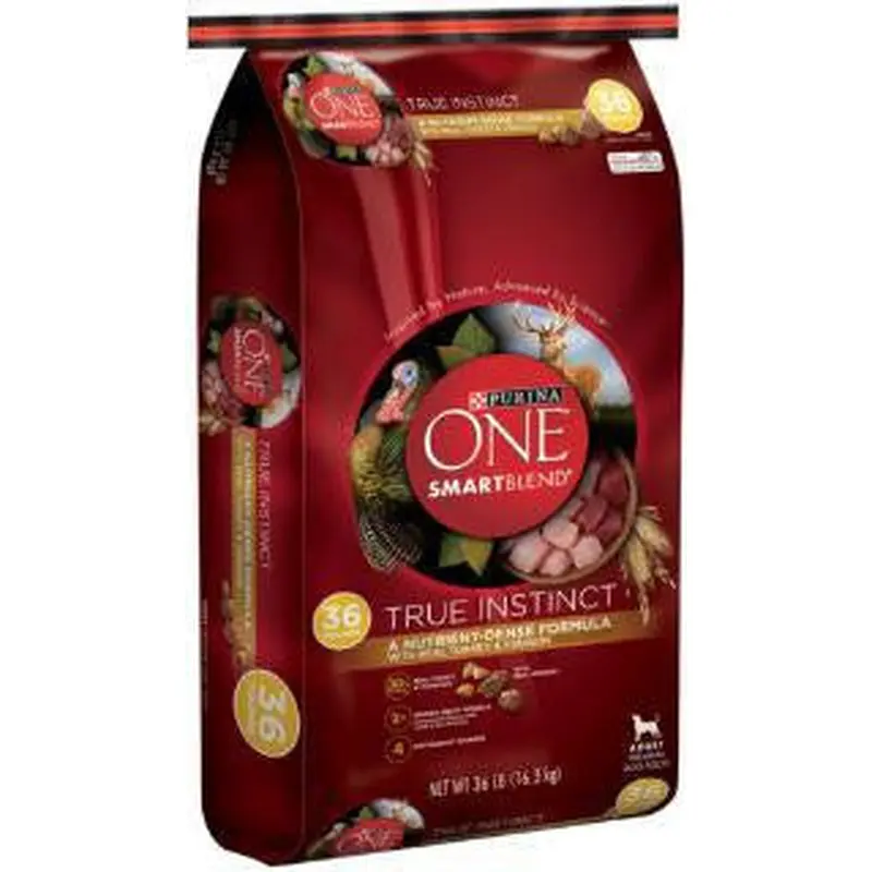 Purina ONE SmartBlend True Instinct with Turkey & Venison Adult Premium Dog 36lb 