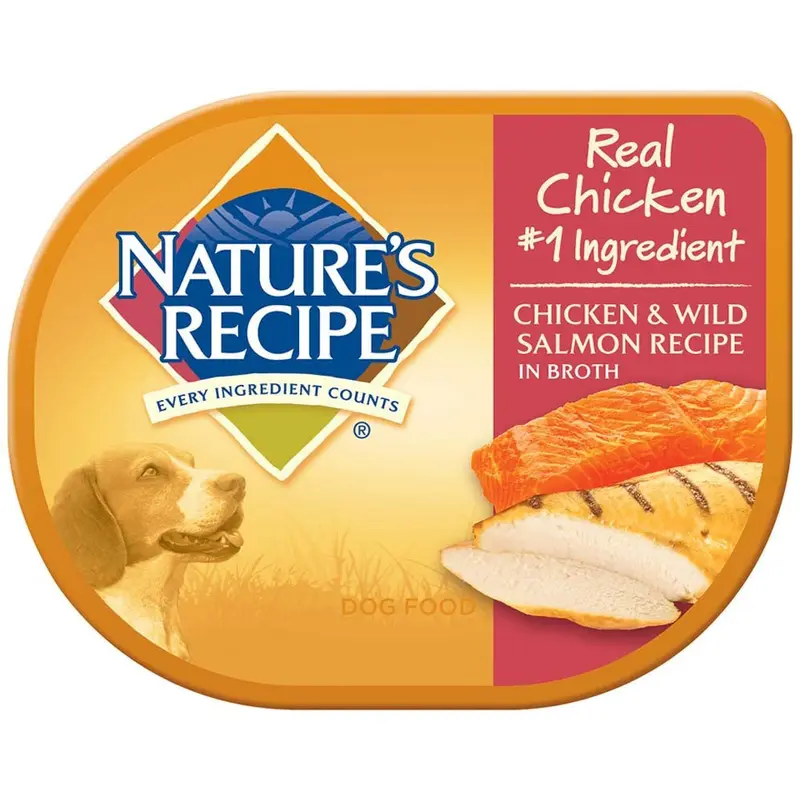 Nature's Recipe Wet Chicken & Salmon Recipe Wet Canned 12ea/2.75oz