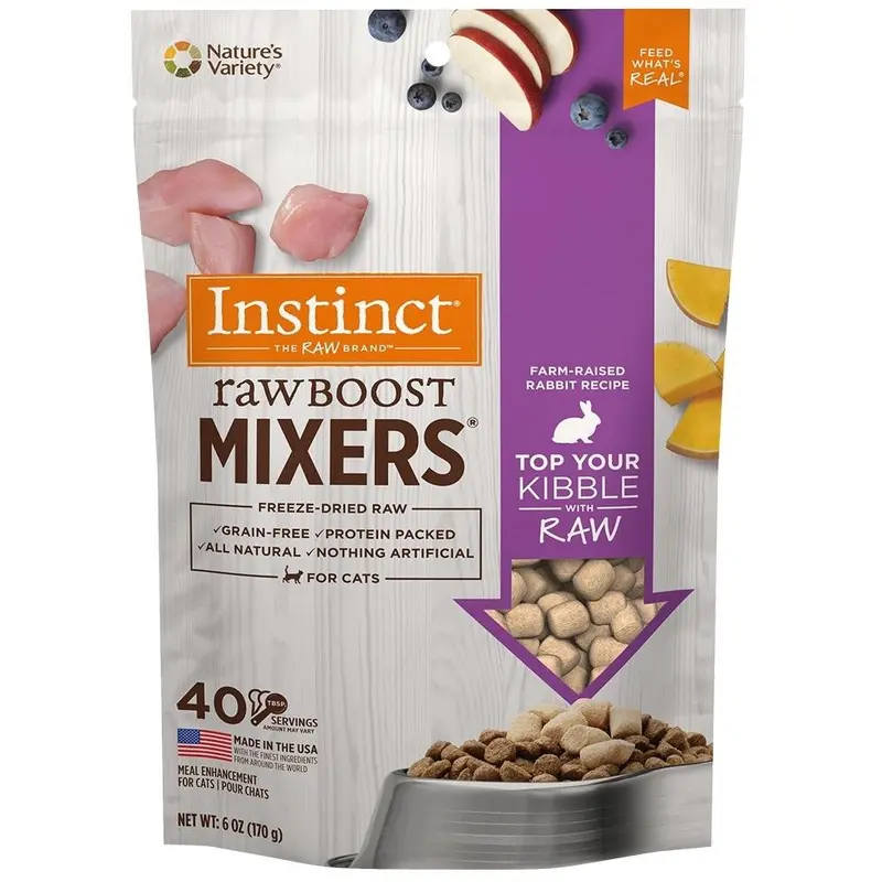 Nature's Variety Raw Boost Mixers Rabbit 6z 