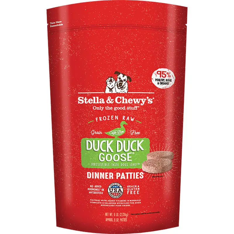 S&c Dck,dck,goose frozen Dog 6 Lb 