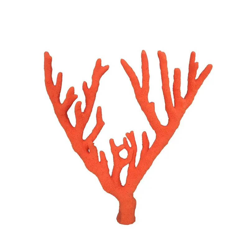 Weco South Pacific Coral Tree Sponge Ornament Orange LG