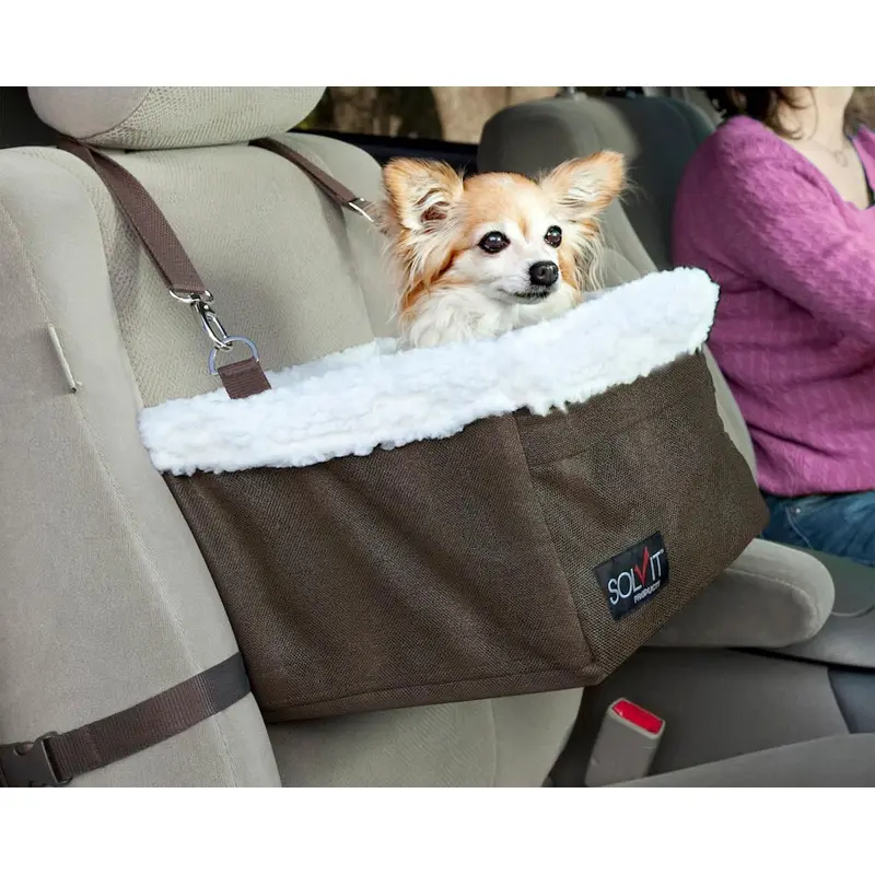 Solvit Standard Dog Booster Seat Brown MD
