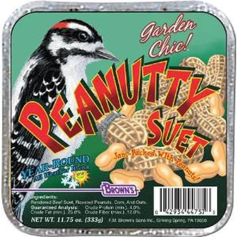 F.M. Brown's Garden Chic! Peanutty Suet 8/11.75z 