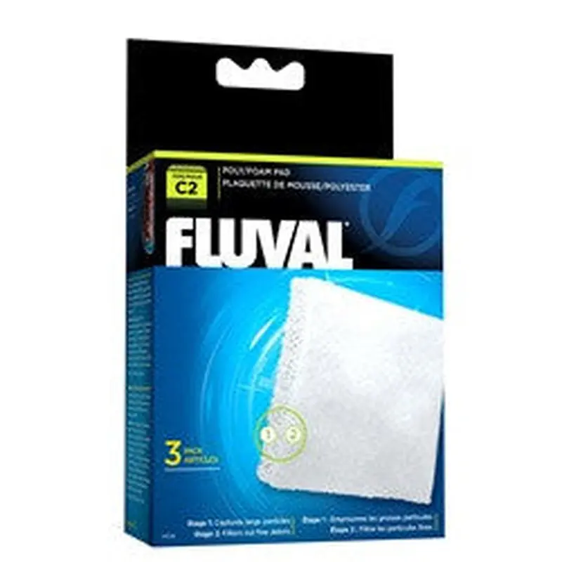 Fluval C2 Poly Foam Pad, 3 Pack 14008