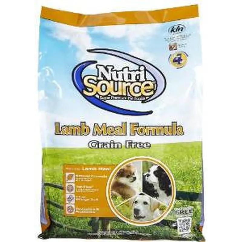 Tuffy Nutrisource Lamb Meal And Peas Formula Grain Free Dry Dog Food 5lb 