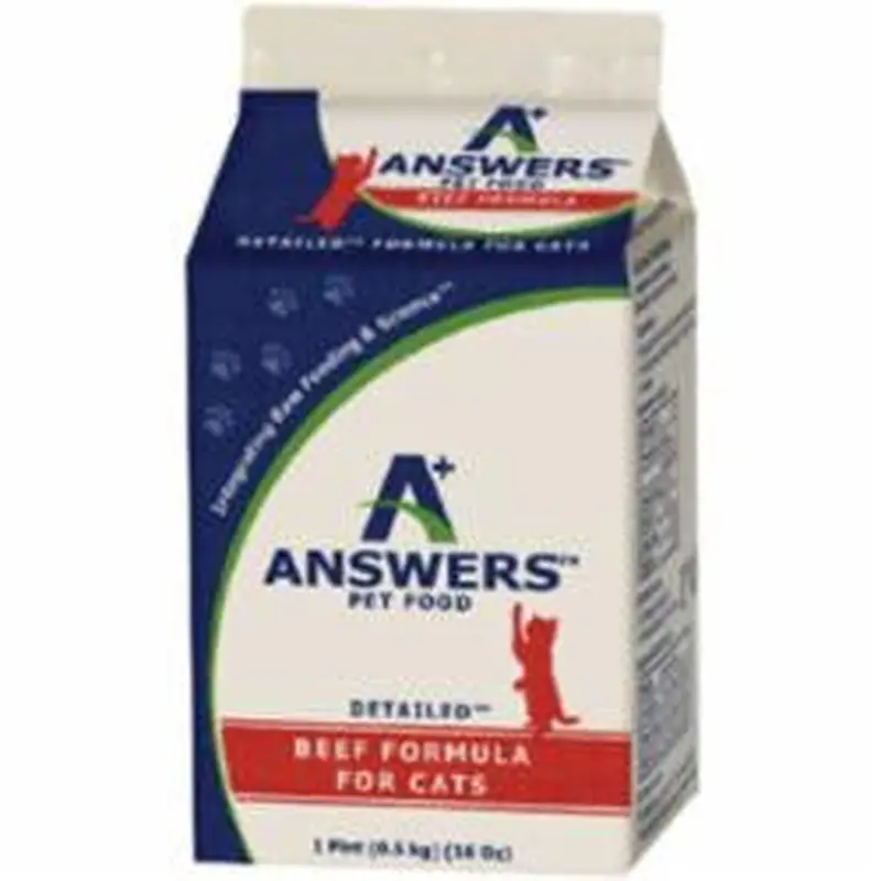 Answers Cat Frozen Detailed Beef 1lb 