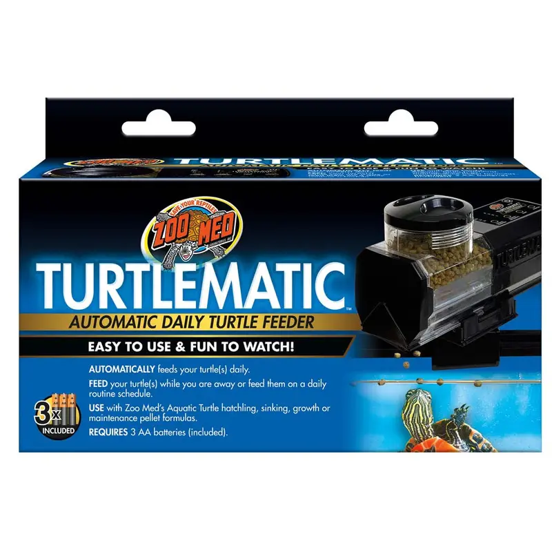 Zoo Med Turtlematic Automatic Daily Turtle Feeder Black (D)