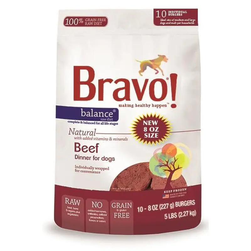 Bravo Balance Burgers - Beef Frozen Diet 5lb SD-5 