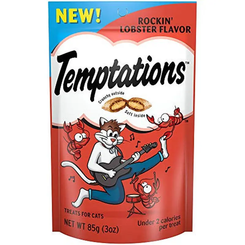 Whiska Temptations Rockin Lobster Flavor Cat Treat 3oz