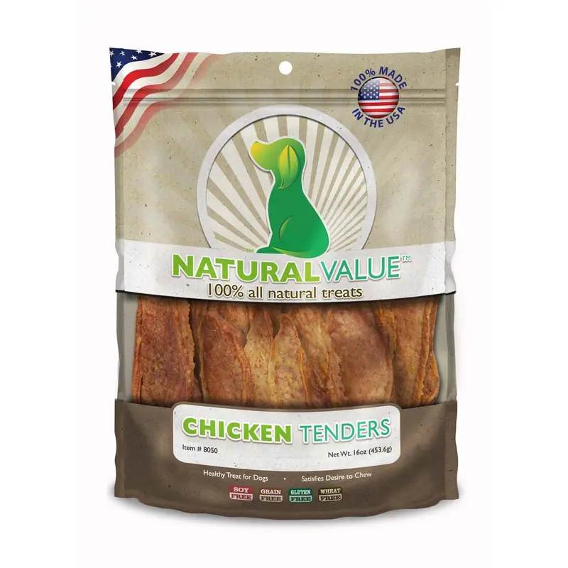 Loving Pets Natural Value Tender Dog Treats Chicken 14oz