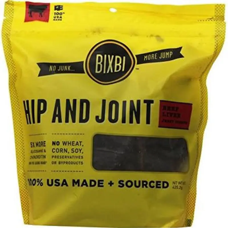 Bixbi Dog Hip & Joint Beef Liver Jerky 15oz 