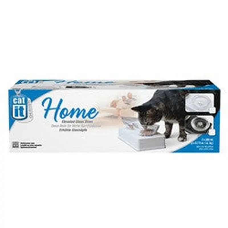 Hagen Catit Style Glass Double Diner Set Black 54531