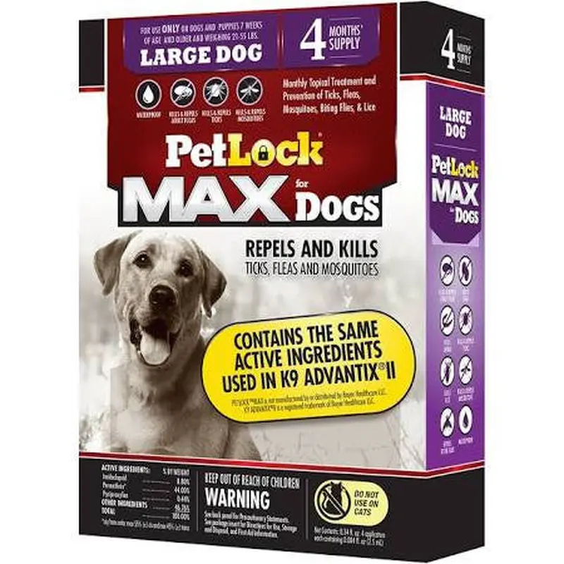 Petlock Max Lg Dog 4ct 