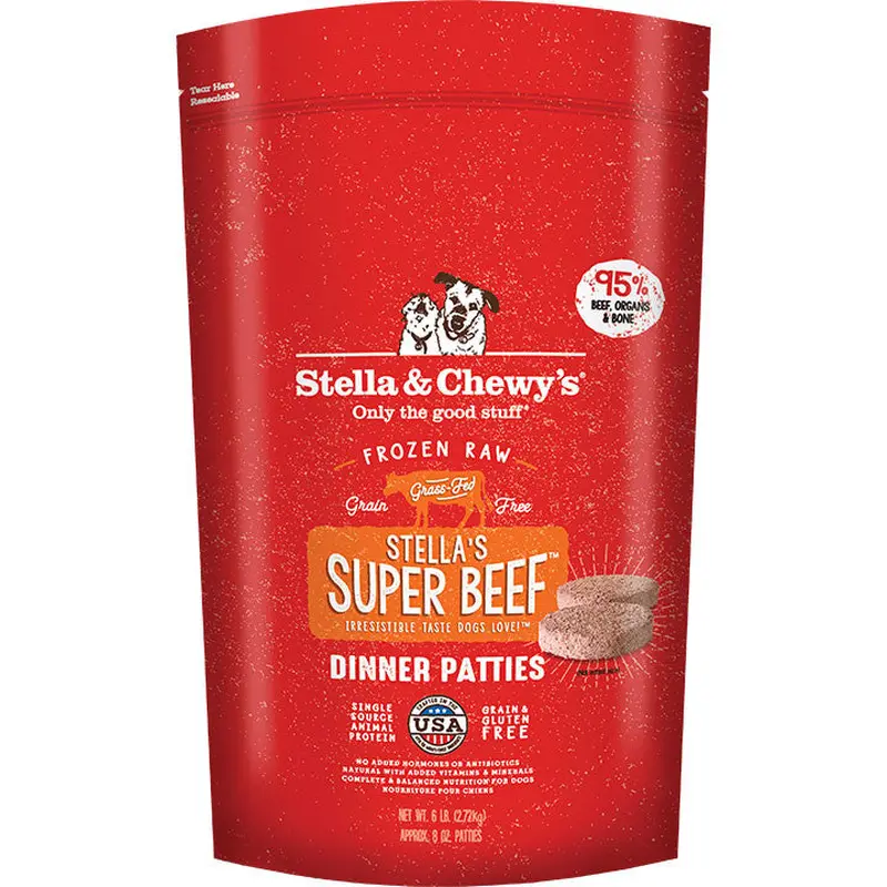 S&c Spr Bf frozen Dog 6 Lb 