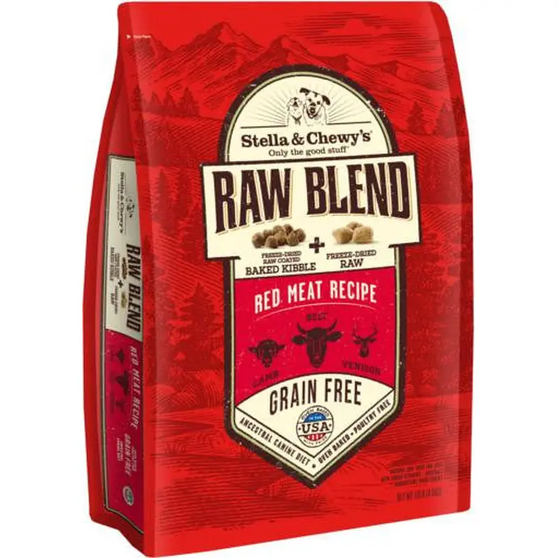 Stella & Chewy's Raw Blend Red Meat Recipe Kibble 10lb 