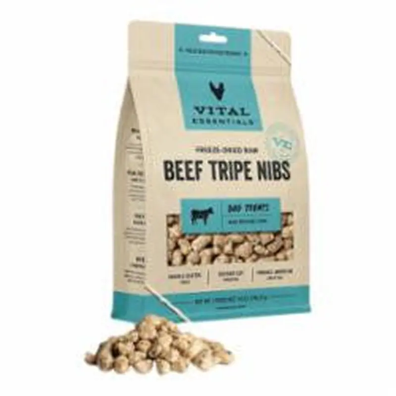 Vital Essentials Dog Freeze-dried Nibs Beef Tripe 14oz