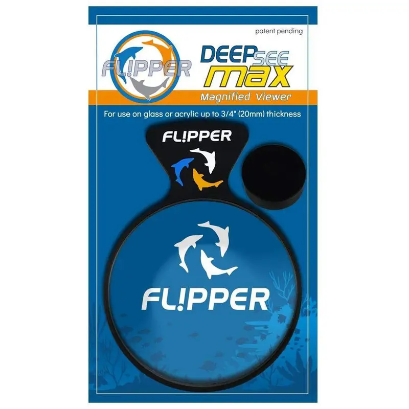 Flipper Cleaner Deepsee Magnetic Aquarium Viewer Max 5 Inches