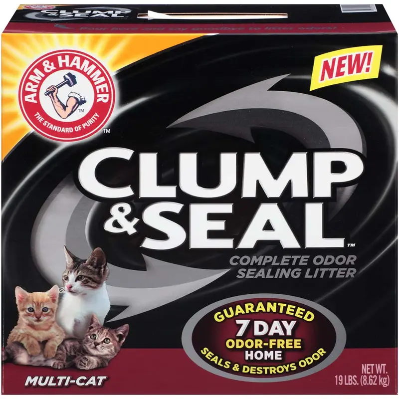 Arm & Hammer Clump & Seal Multi-Cat Cat Litter 19 lb