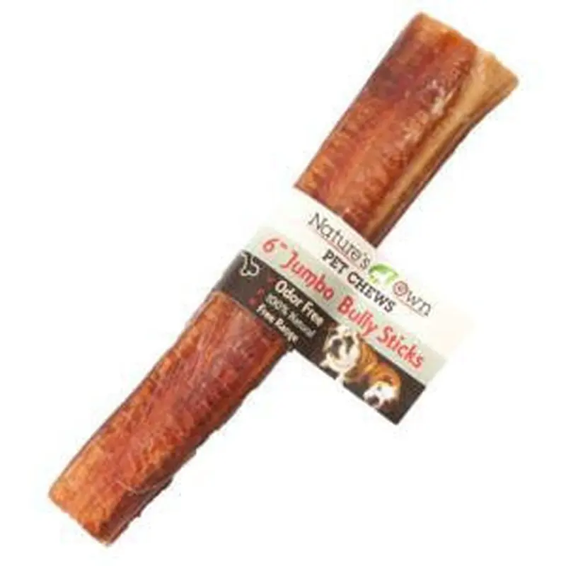 Best Buy Bones Inc. USA Jumbo Bully Sticks Odor Free 6" Display 40 Pc. 