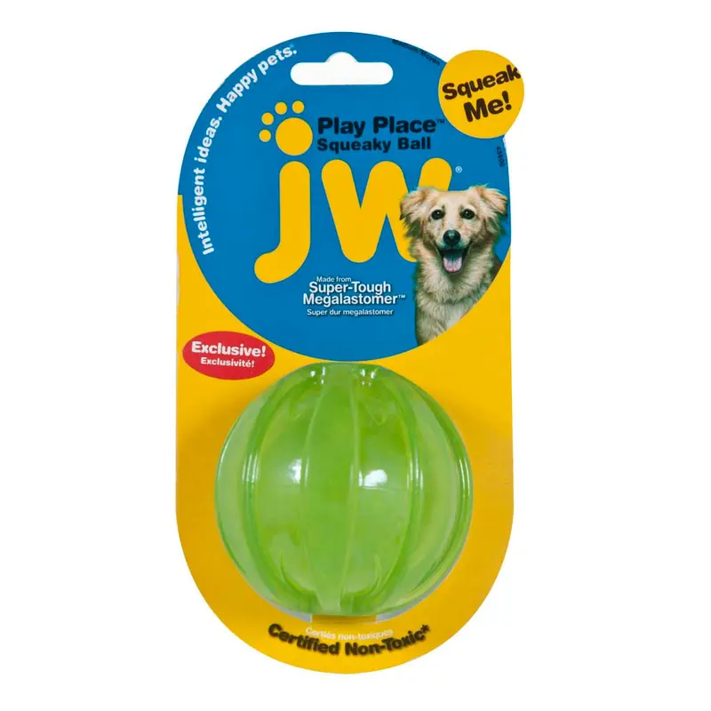 JW Pet PlayPlace Dog Toy Squeaky Ball Assorted MD