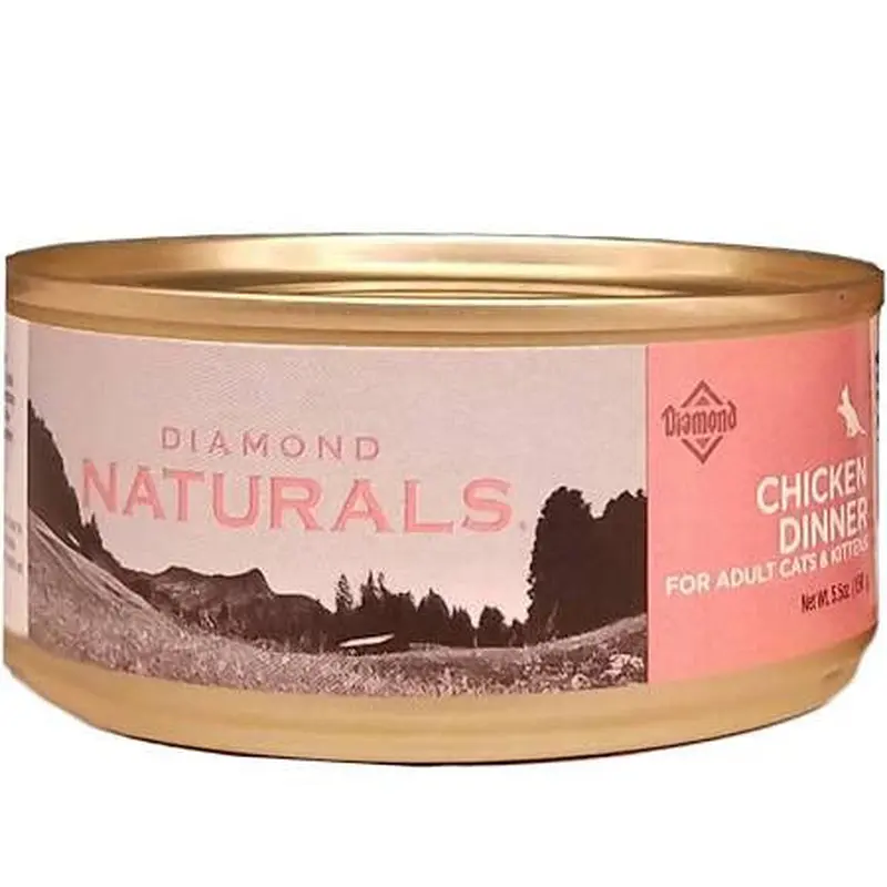 Diamond Naturals Chicken Dinner Adult Cat & Kitten 24 / 5.5 oz  