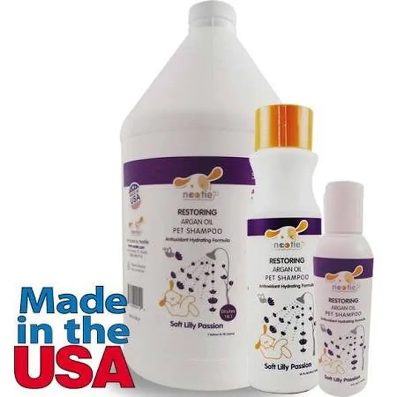 Nootie Soft Lily Passion Restoring Argan Oil Shampoo For Dogs-16-oz-