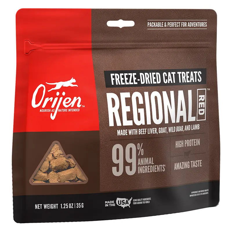 Orijen Freeze Dried Regional Red Cat Treats 1.25oz 