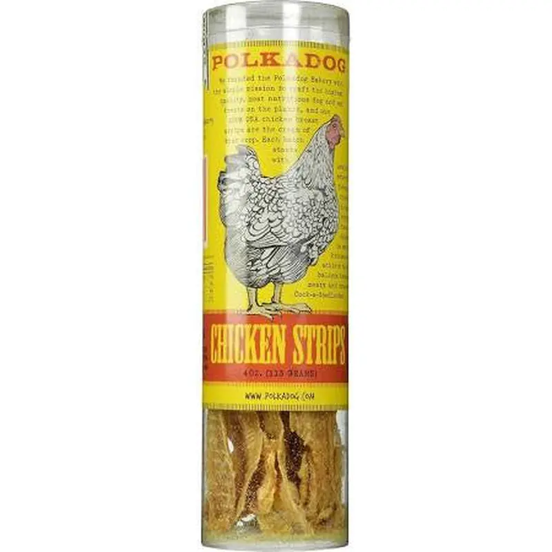 Polka Dog Chicken Strips Jerky 4oz 