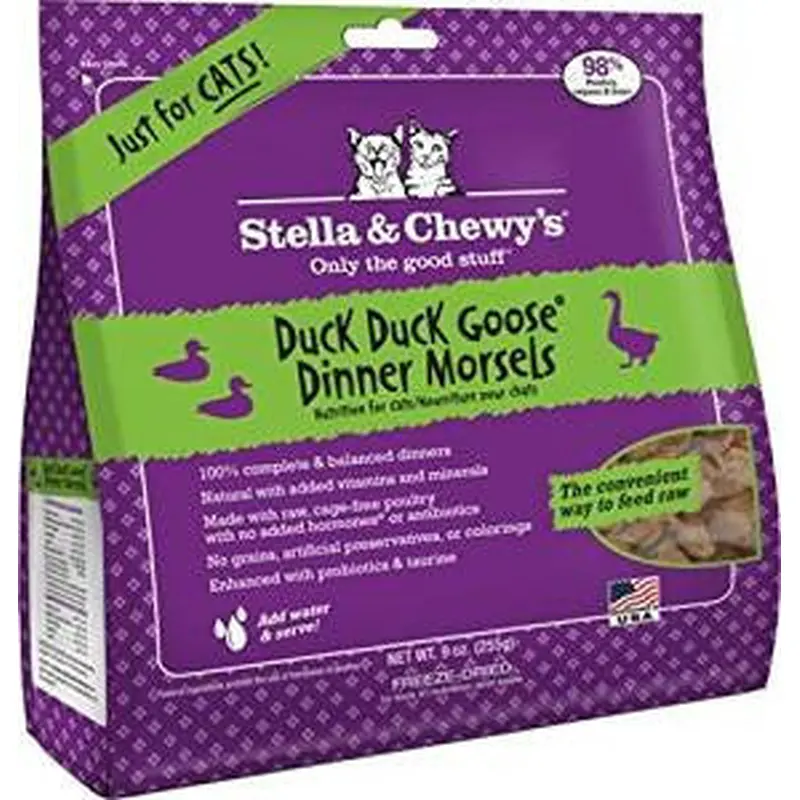 Stella & Chewy's 8 oz. Freeze-Dried Duck Duck Goose Dinner for Cats 