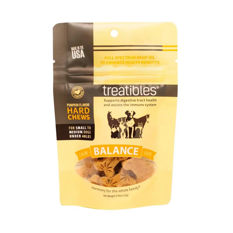 Treatibles Grain Free Small Pumpkin Chew 14ct 