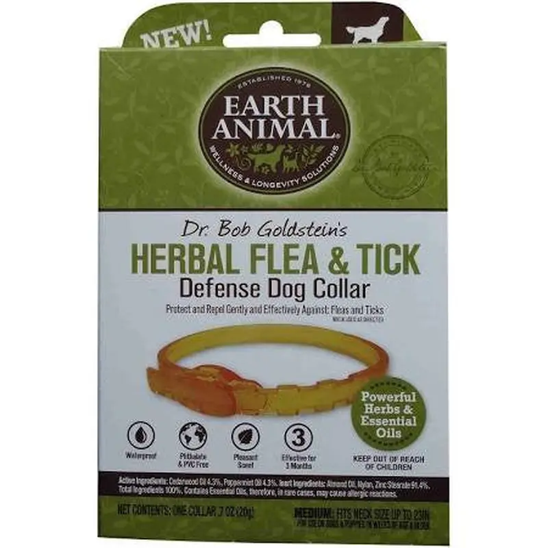 Earth Animal Dog Flea & Tick Collar Small 