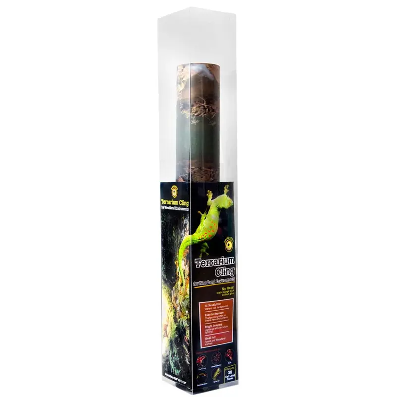 Galapagos Terrarium Cling Background Woodland 11.125 Inches X 36 Inches