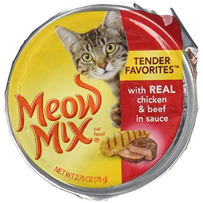 Meow Mix Tender Favorites Chicken Beef 12 / 2.75 oz