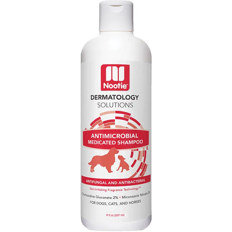 Nootie Dermatology Solutions Antimicrobial Medicated Shampoo For Dogs-8-oz-