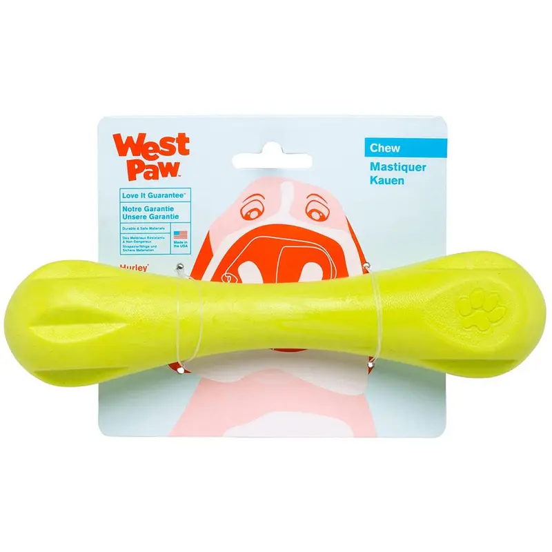 West Paw Zogoflex Hurley Large Green Dog Toy