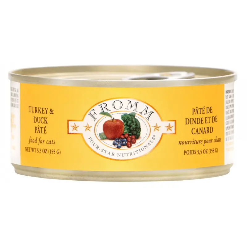 Fromm Four Star Canned Turkey & Duck Pte Cat Food