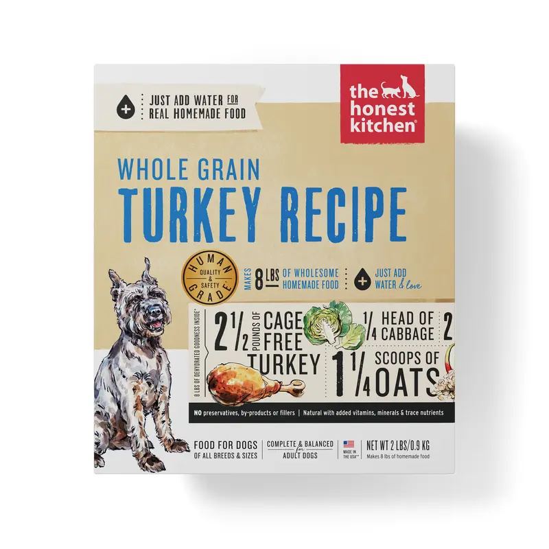 The Honest Kitchen Whole Grain Dehydrated Dog Food - Turkey - 2lb Box