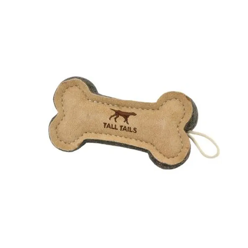 Tall Tails Natural Leather Bone 6"