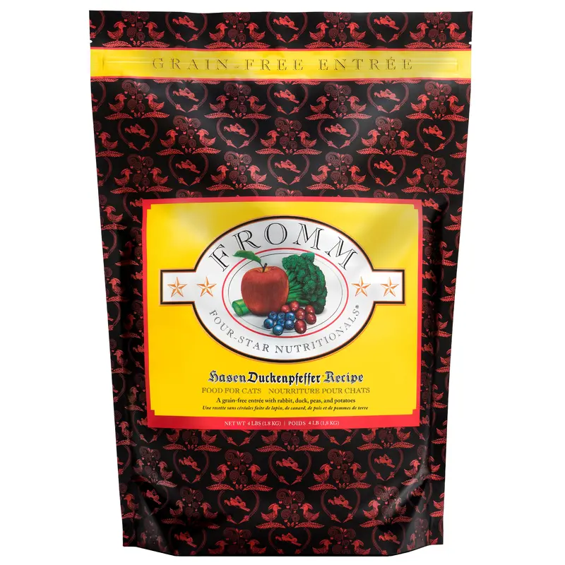 Fromm Four-Star Nutritionals Hasen Duckenpfeffer Food for Cats 4 lb