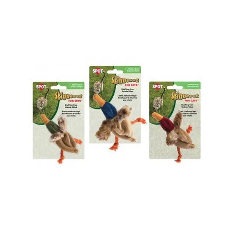 Spot Ethical Pet Cat Toy Plush Skinneeez Barnyard For Cats Assorted