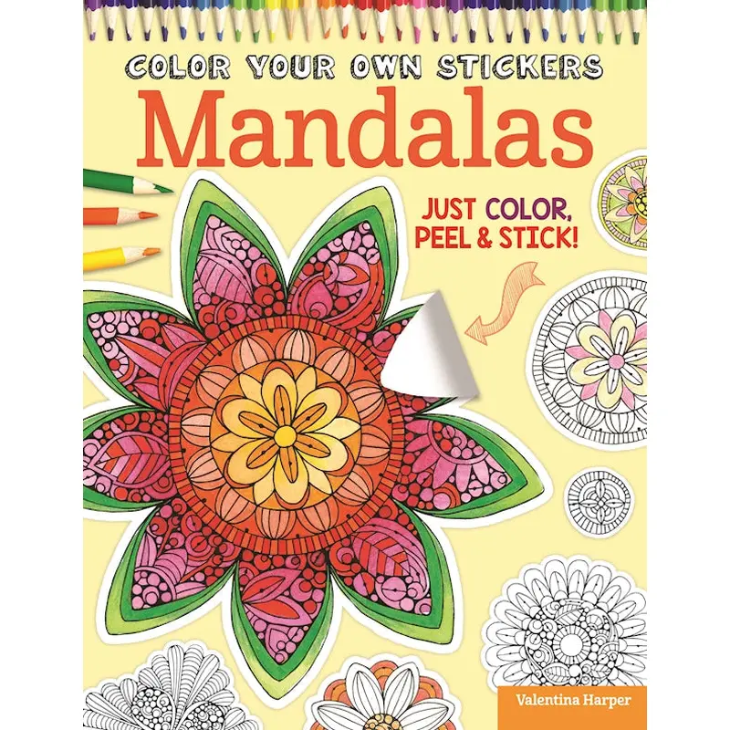 Color Your Own Stickers Mandalas