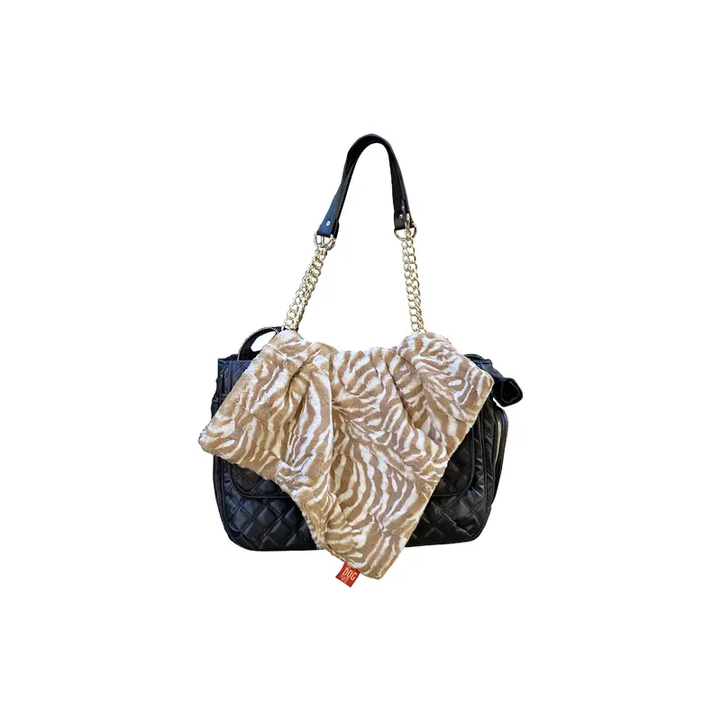 Carrier Square Blanket, Zebra Cappuccino