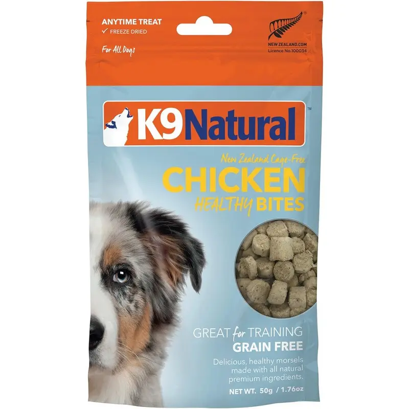 K9 Natural Freeze Dried Chicken Bites Dog Treats 1.76oz