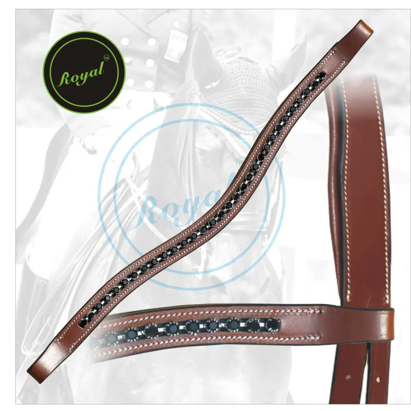 ExionPro Designer Perfect Black linked Crystal Browband