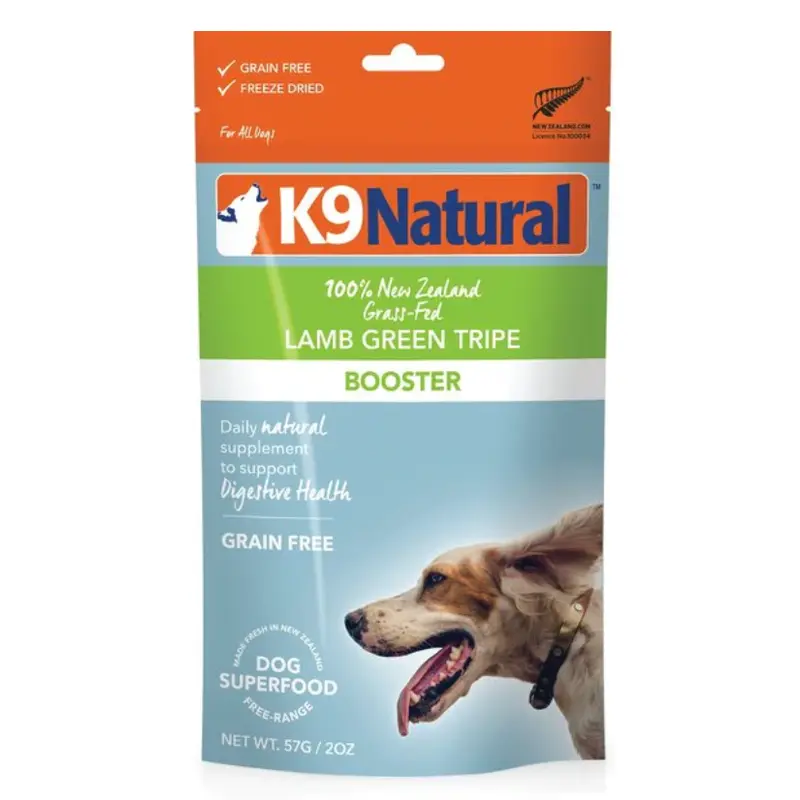 K9 Natural Freeze-Dried Lamb Green Tripe Booster