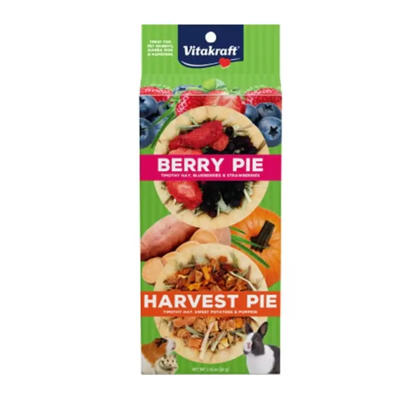 Vitakraft Berry and Harvest Pie Small animal treat 1.5oz