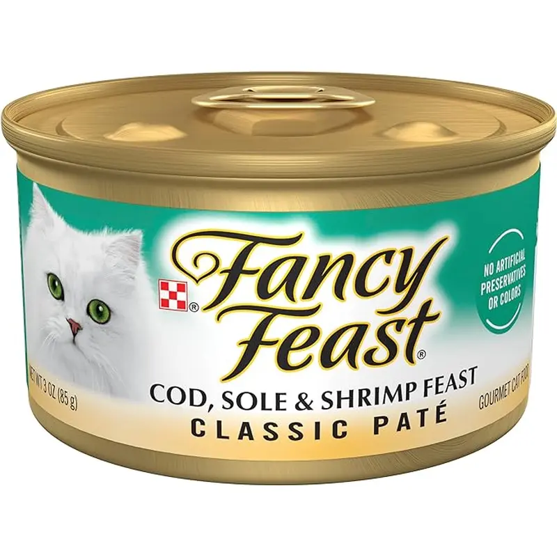 Fancy Feast Cod, Sole & Shrimp Wet Cat Food (3oz)