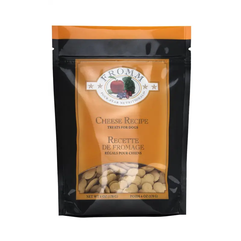 Fromm Four Star Cheese 6oz Bag of Dog Treats