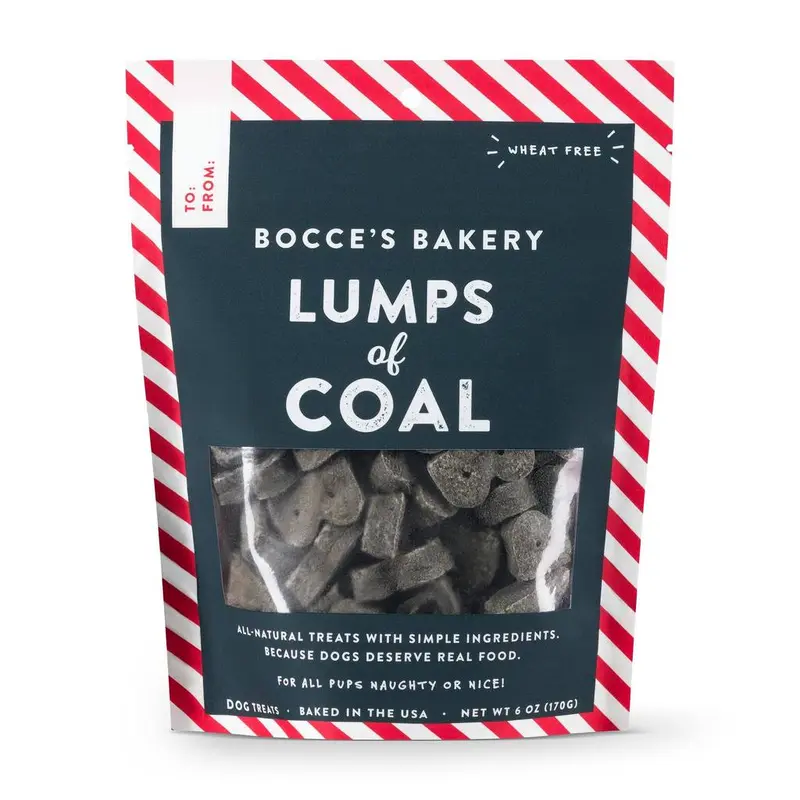 Bocce Lumps of Coal Dog Treats 6 oz.
